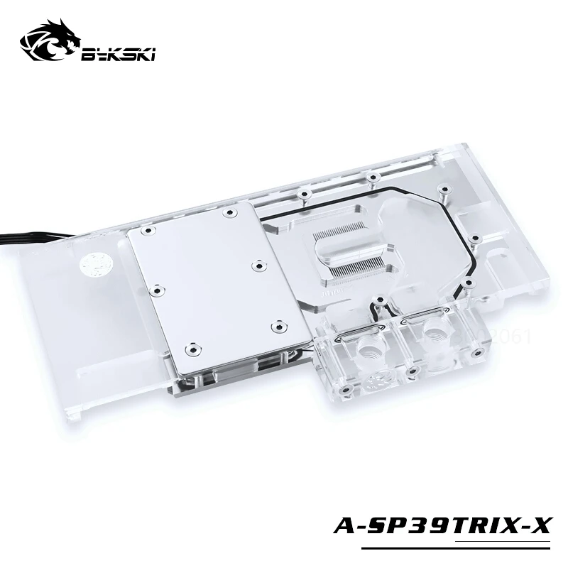 Водяной блок BYKSKI для Sapphire Radeon R9 390 Nitro/ 390X Tri X/полное покрытие графическая карта