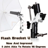 flash shoe umbrella holder light stand bracket u