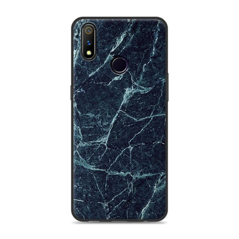 Для OPPO Realme 3 pro силиконовый бампер Real me 3 pro 3pro чехол мягкий TPU дерево камень Стиль задняя крышка Realme 3 pro чехол для телефона s