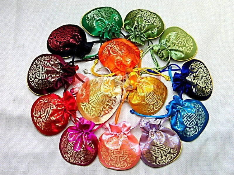 Бесплатная Доставка! Оптовая продажа новинка 10 шт. ручная работа шелковая парча