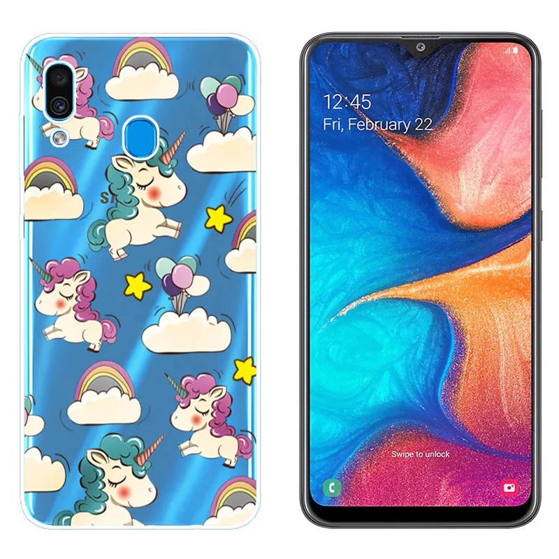 Cases For Samsung Galaxy A20 Cover Soft Silicone Back Protector Case Fundas A205F A205 A30 A50 Coque Capa |