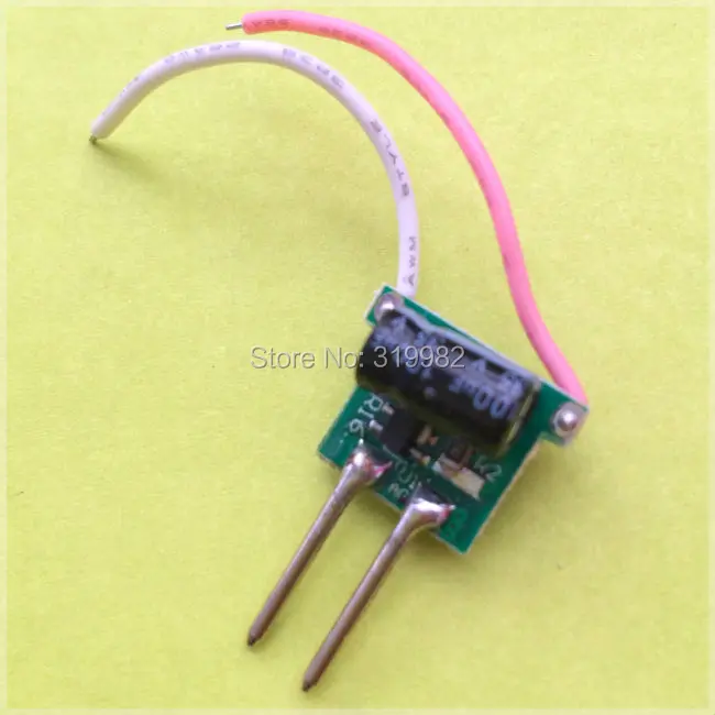 100 шт. MR16 2pin 12 В светодиодный драйвер 1 3X1W трансформатор низкого напряжения 2 фута
