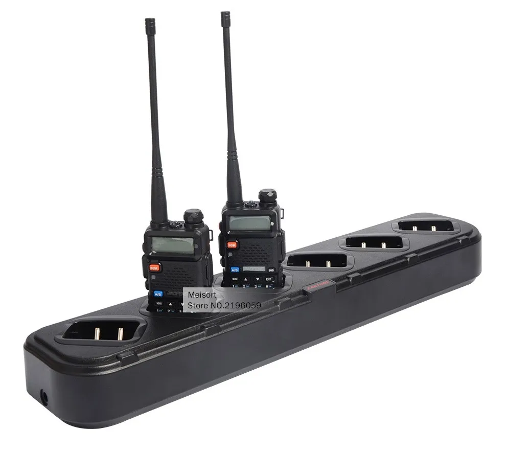 6 в 1 стол Зарядное устройство для baofeng UV5R BF-5R UV-5R баофэн 5R