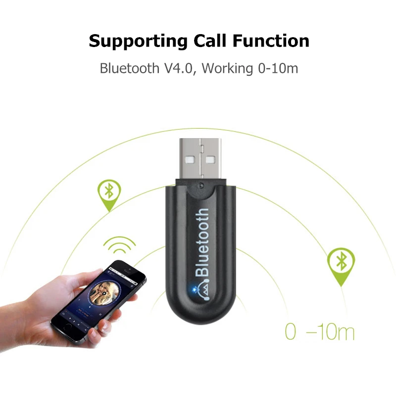 Bluetooth приемник A2DP Dongle стерео музыкальный аудио беспроводной USB адаптер для
