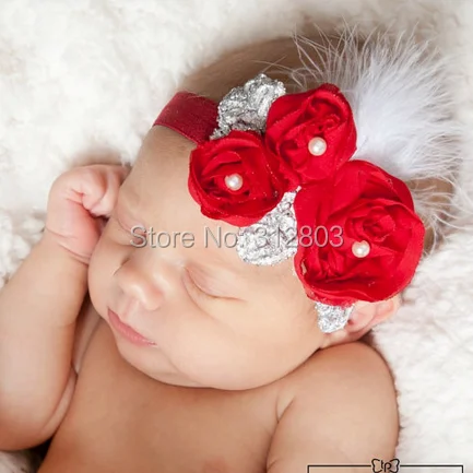 Yanxian fllower оголовье Перо резинки для волос Обувь для девочек Для женщин Hairband Дети волос Группа Женские аксессуары для волос