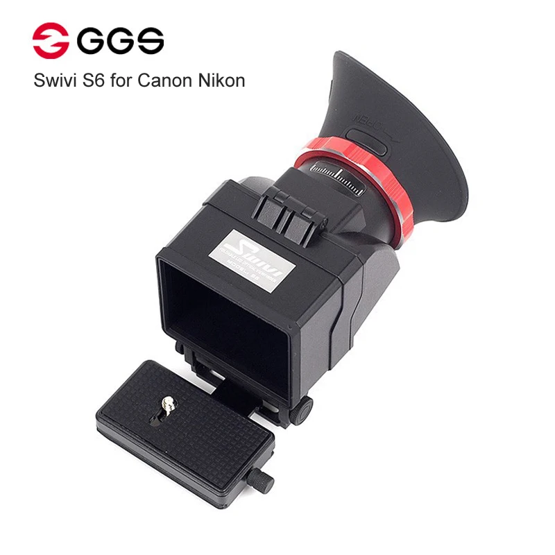 GGS Swivi S6 видоискатель с 3 &quot/3 2&quot ЖК экраном для Canon 5DS 5DII 5diii 7D 7DII Nikon D7100 D7200 D600 D610 D750