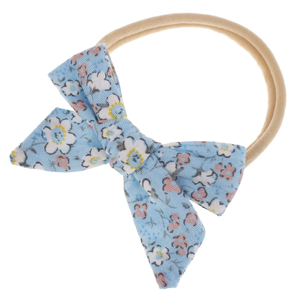 Baby Girl HeadbandX2 Нейлоновая повязка на голову для волос, аксессуары для волос, повязка на голову, бандо, Bebe Fille, повязки на голову для маленьких девочек, детская чалма, банты - Цвет: Baby Girl HeadbandX2