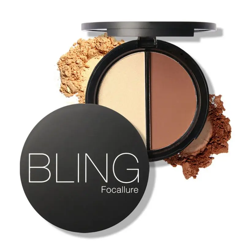 Макияж Румяна Bronzer & маркер корректор бронзатор палитра составляют женщины