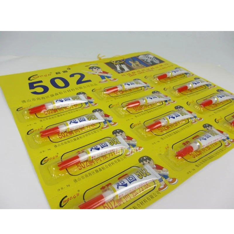 12 шт. супер 502 жидкий клей цианакрилат многофункциональный прочный