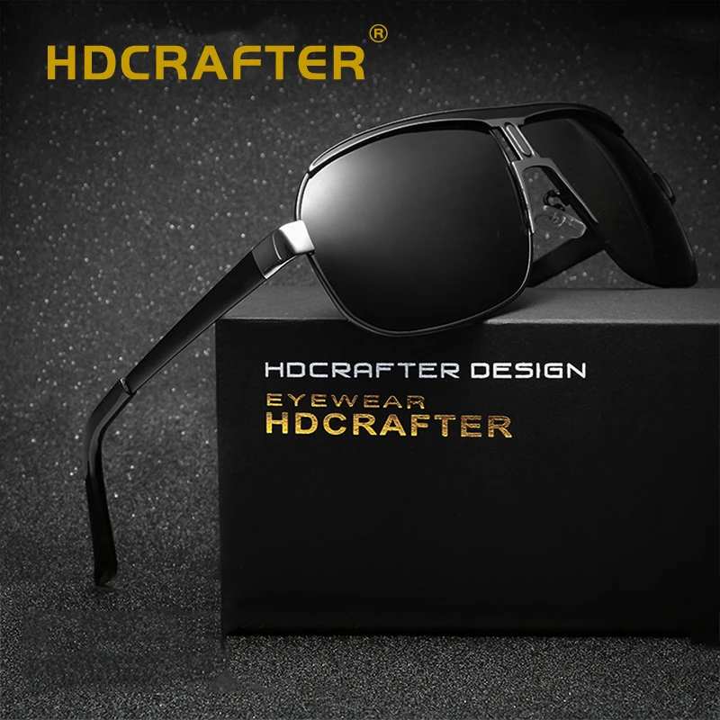 2019 солнцезащитные очки высокого качества мужские авиаторы поляризационные uv400