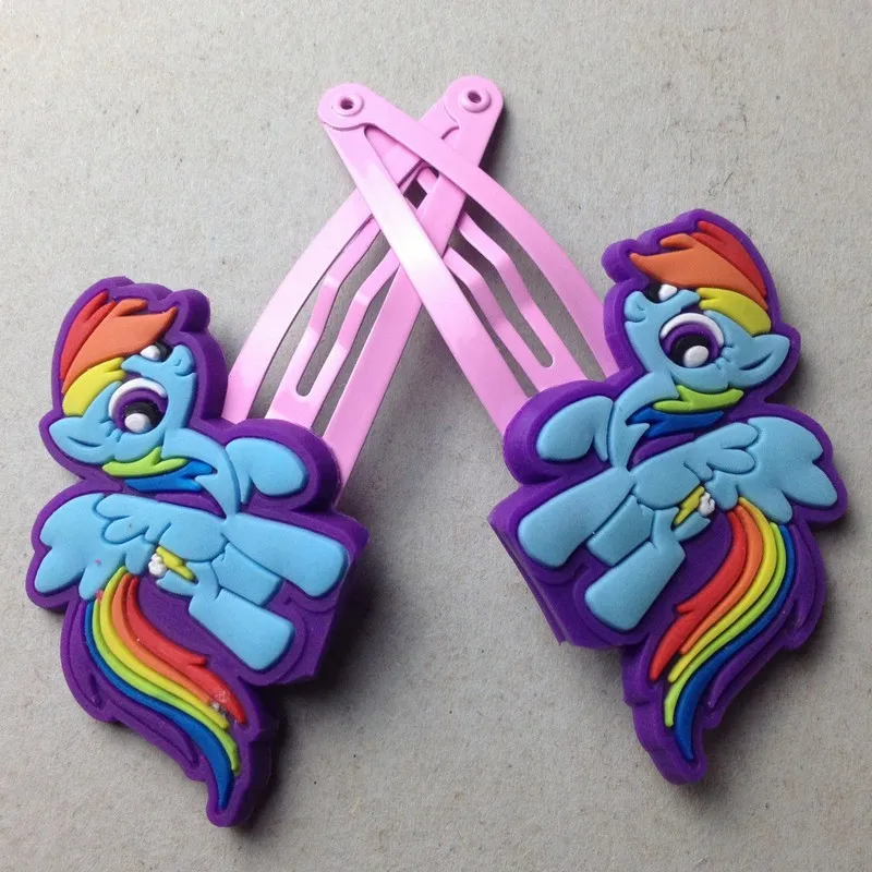 Заколки для волос с героями мультфильмов Мой Маленький Пони 2 шт./компл.|set pins|pin