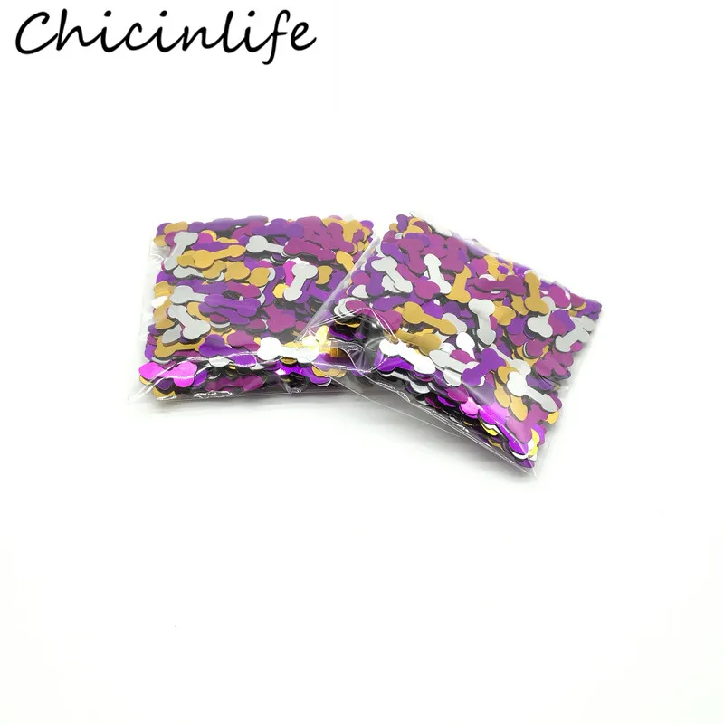 Chicinlife 1 мешок сверкающие блестящие вечерние украшения для стола|Флажки вымпелы и