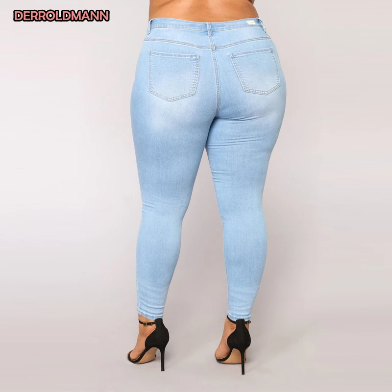 Женские эластичные джинсы облегающие брюки для офиса женские с заклепками