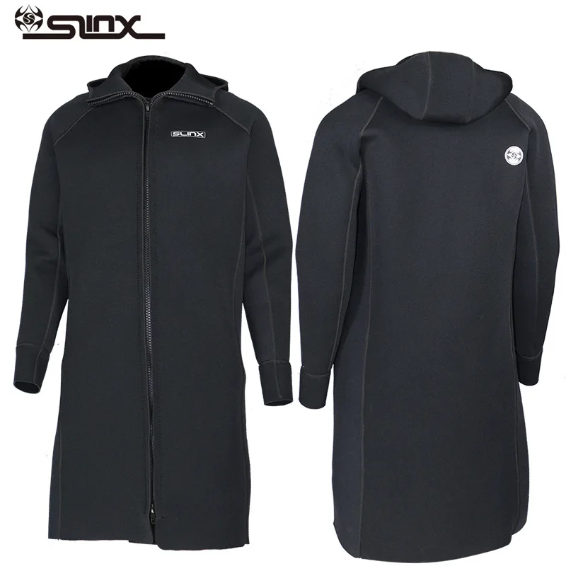 

SLINX 3mm Neoprene SCUBA Diving Long Knee-length Swim Jacket Boat Coat