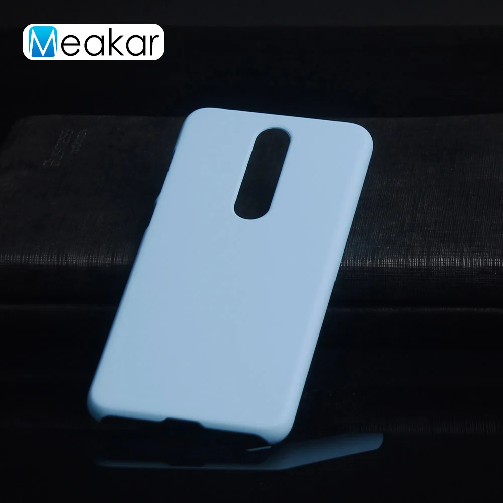 Матовая Пластик Coque 5.7For Nokia X5 чехол для Nokia X5 5,1 плюс 5,1 плюс TA-1109 TA 1109 телефона чехол-лента на заднюю панель - Цвет: Sky Blue