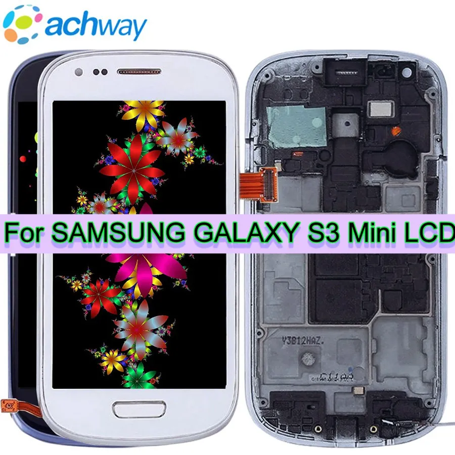 100% Testsd синий или белый ЖК экран для Samsung Galaxy S3 Mini i8190 i8190N i8195 дисплей + дигитайзер