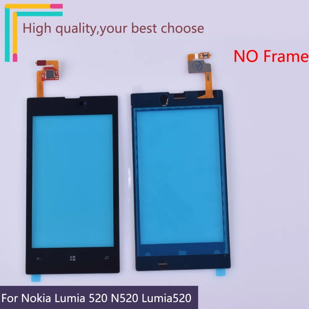 4 0 "для Nokia Lumia 520 N520 сенсорный экран Сенсорная панель дигитайзер Переднее стекло