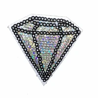 10pcslot small sequins diamond patches for clothes diy garment accessory iron on paillettes appliques sequined patch