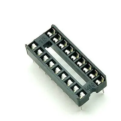 104 шт. 18 Pin DIP IC Разъем Адаптера 18Pin шаг 2 54 мм разъем|connector rg6|adapter plugconnector silver |