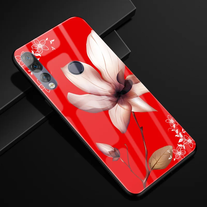 Для lenovo Z5s чехол 6,3 ''закаленное стекло жесткая задняя панель из поликарбоната для lenovo Z 5s Z5S телефонные чехлы Силиконовый противоударный чехол для lenovo Z5s - Цвет: 27