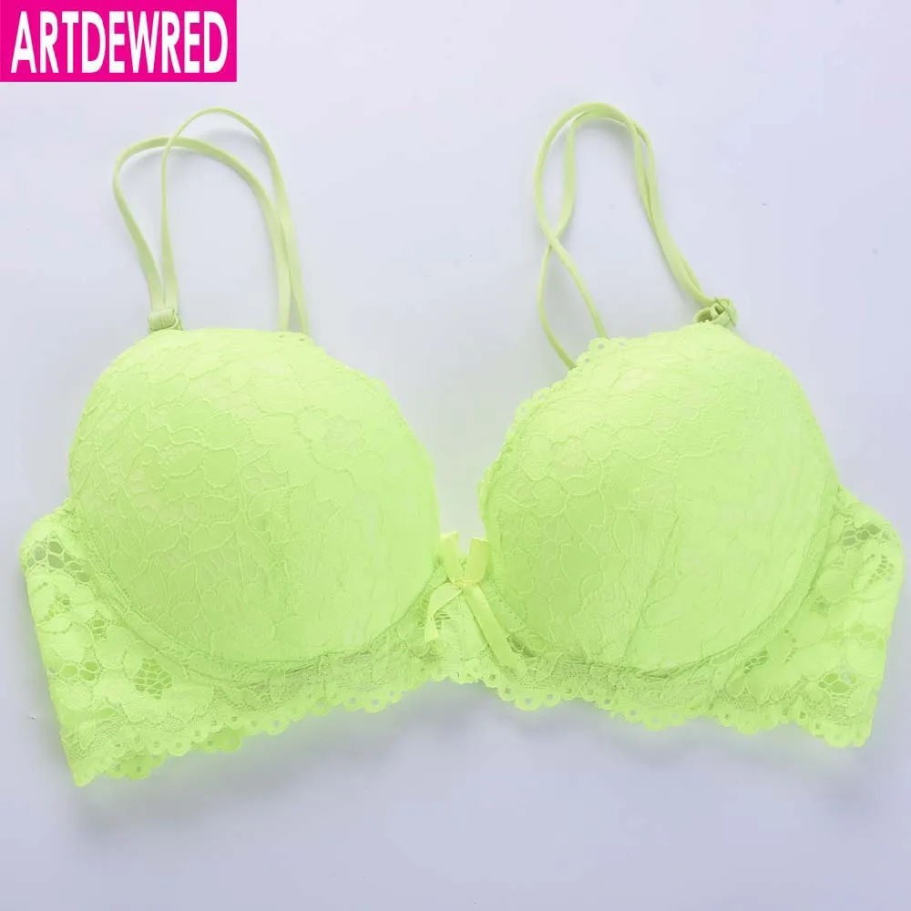 Artdewred бренд Для женщин Кружево Push Up Bra Top Чашки Костюмы Сексуальное белье плюс