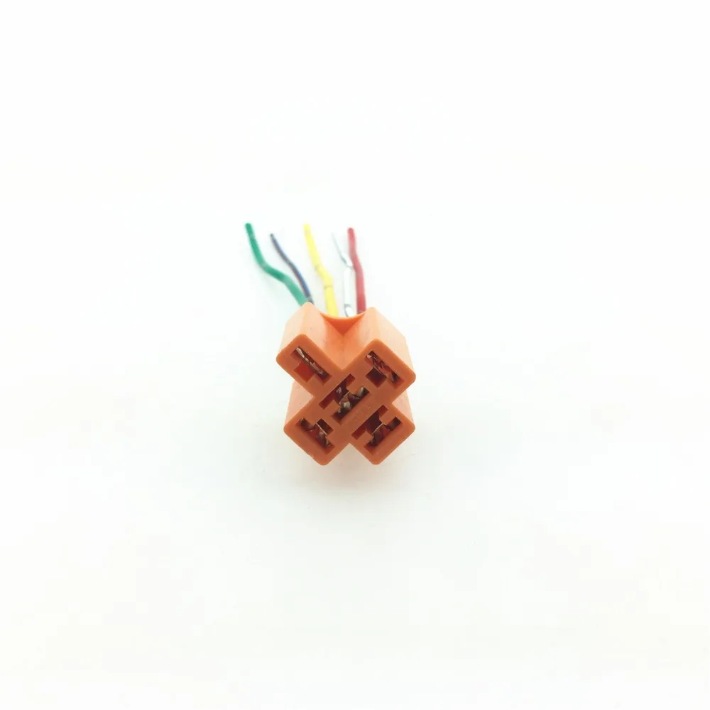 STARPAD For Automotive Relay Socket Pure copper bold wire ceramic plug 4 5 connector 4pcs | Автомобили и мотоциклы