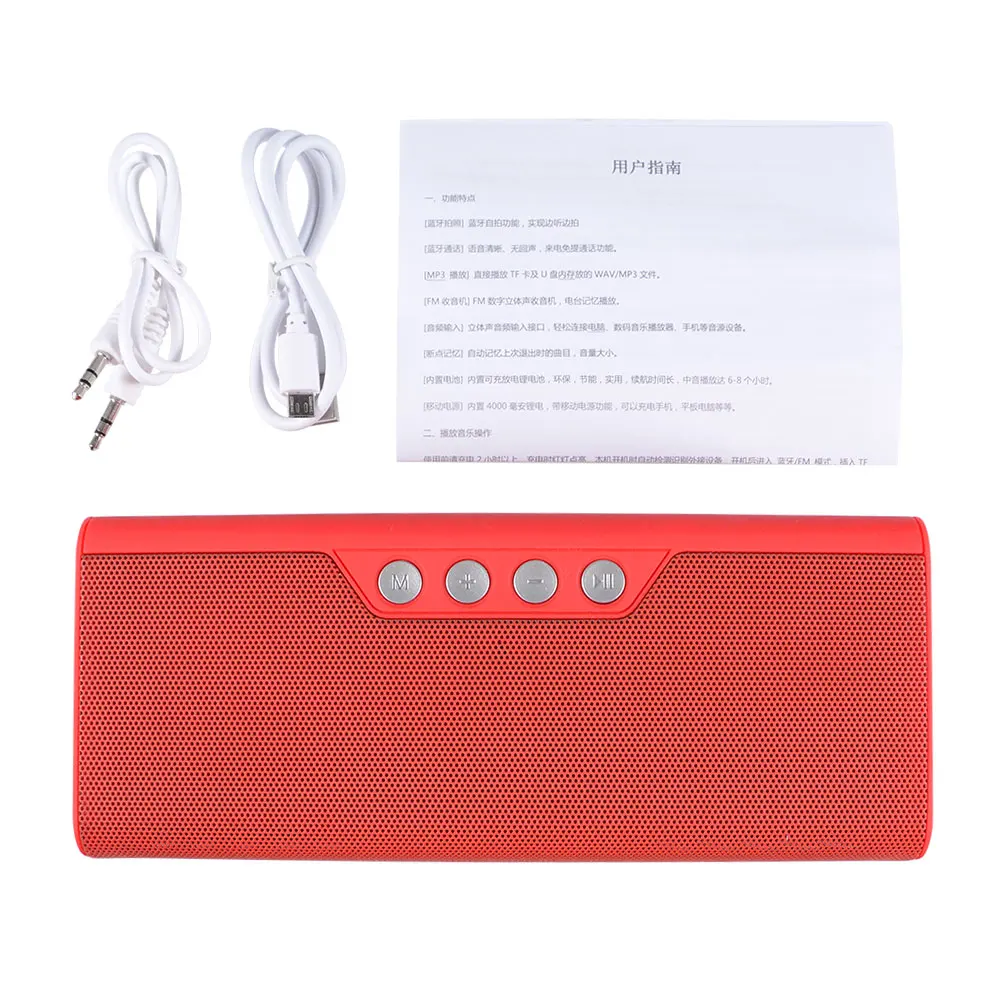 Портативный bluetooth колонка Динамик s беспроводной переносной динамик аудио MP3
