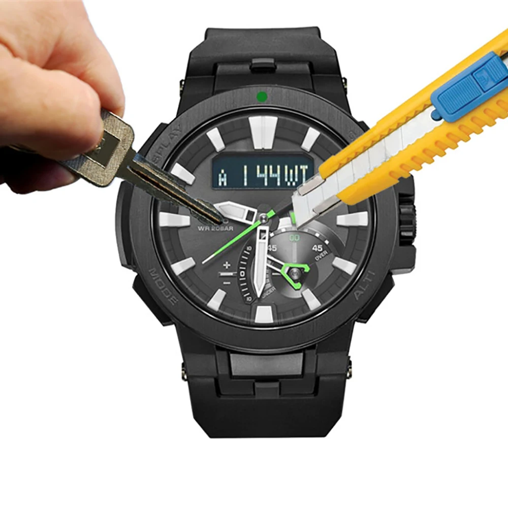 Защитная пленка для экрана из закаленного стекла 9H 2.5D Casio PRW 7000 8000 с защитой от