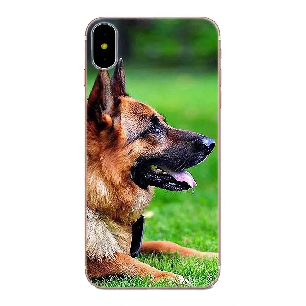 Новый черный чехол для телефона с немецкими собаками-пастухами Galaxy Alpha Core Note 2 3 4 S2