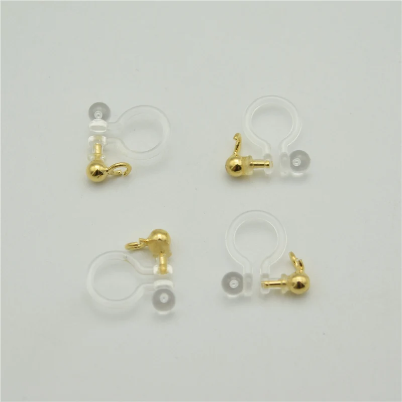 50 шт. пластиковые прозрачные зажимы для сережек | Украшения и аксессуары