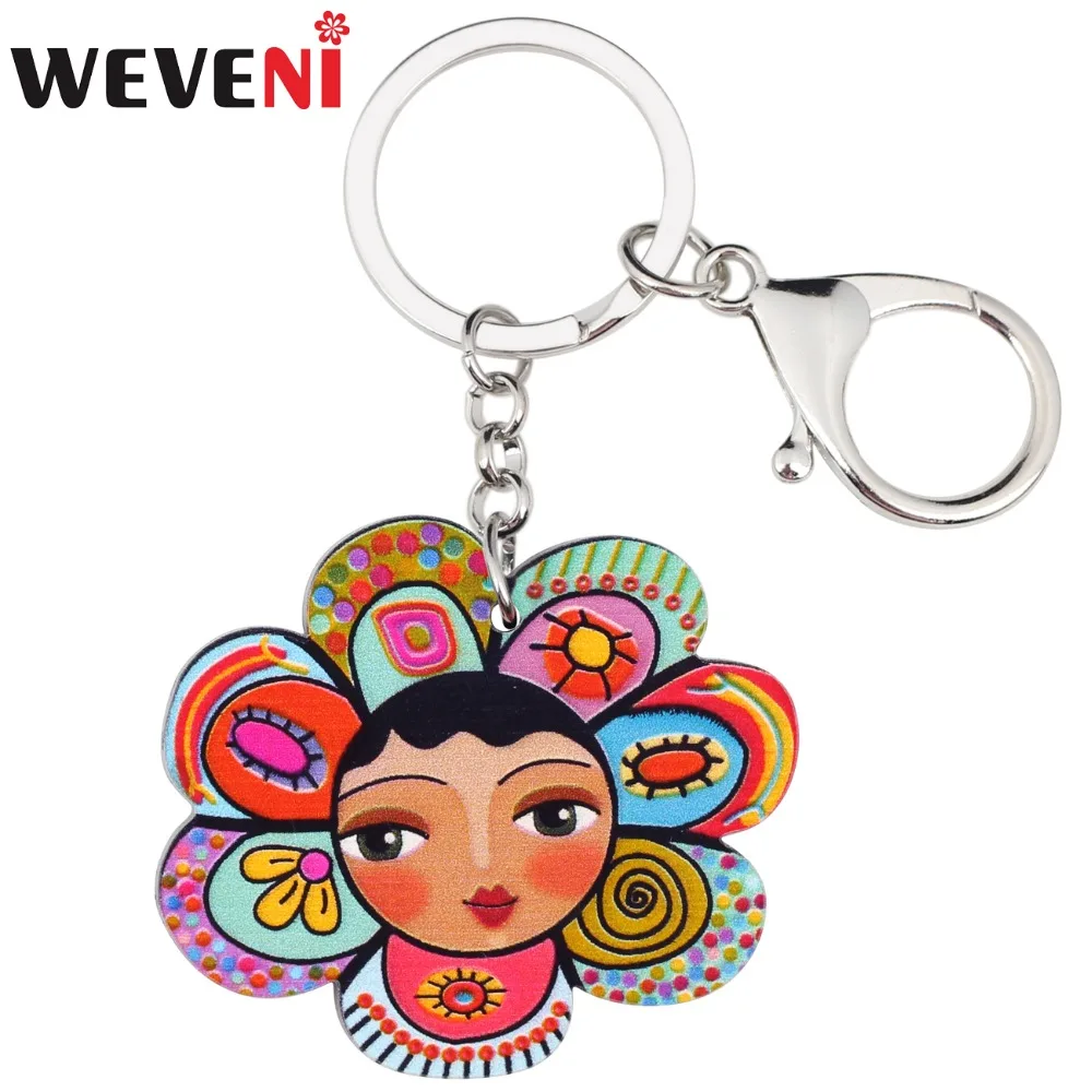 Женский брелок с подвеской в виде солнца|charm keychain|keychain giftflower keyring |