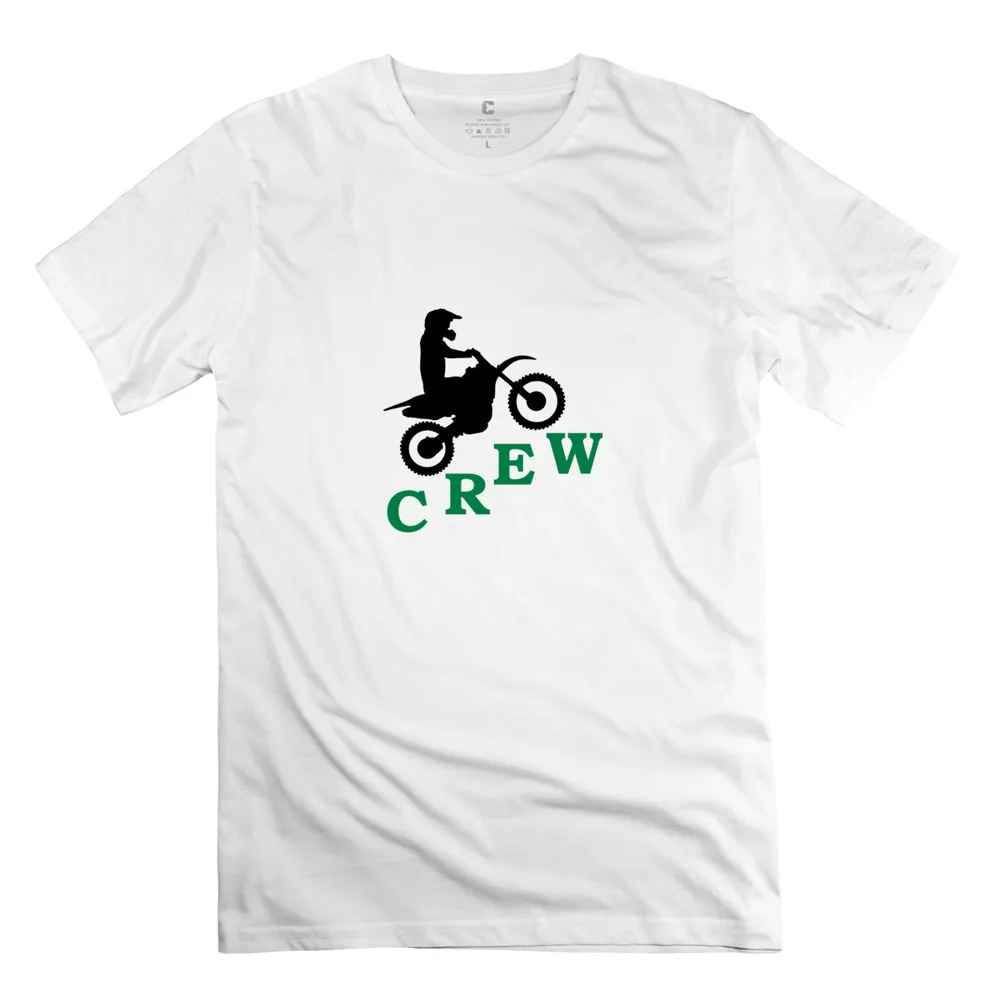 Print men t-shirt motocross crew t shirt for men's casual | Мужская одежда