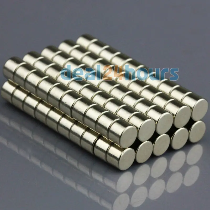 OMO Magnetics 50 шт. N50 Супер Сильные круглые дисковые цилиндрические Магниты