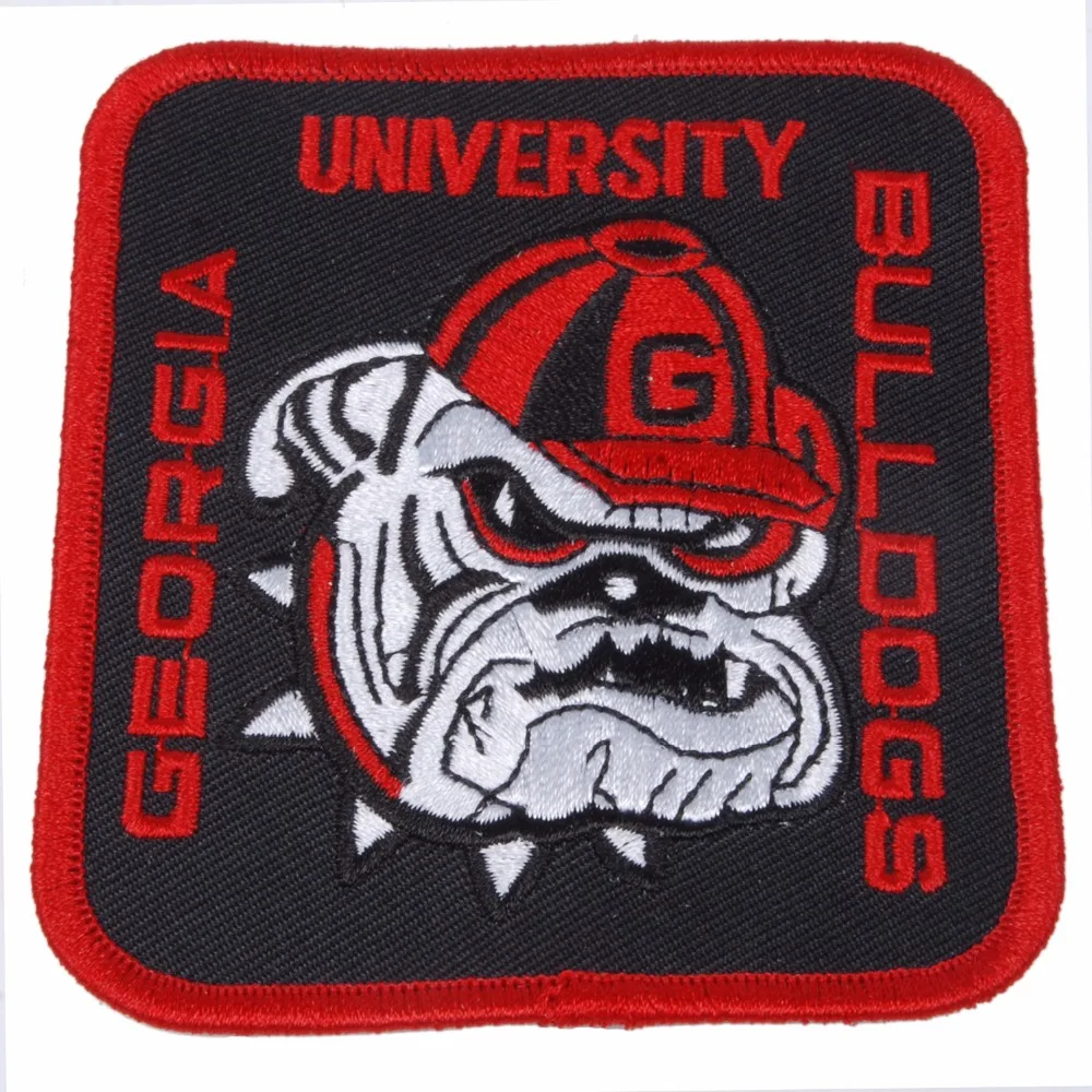 Нашивка с изображением бульдогов из Университета США Джорджия| |