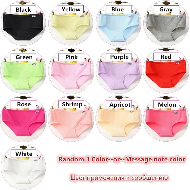 3 шт./компл. женское нижнее белье женские хлопковые трусы здоровое хлопковое