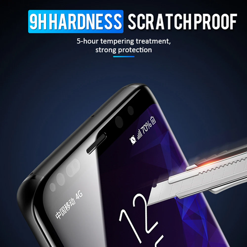 Для samsung Galaxy s9 Защитное стекло для galaxy s7 edge s8 plus s5 s6 закаленное защиты экрана