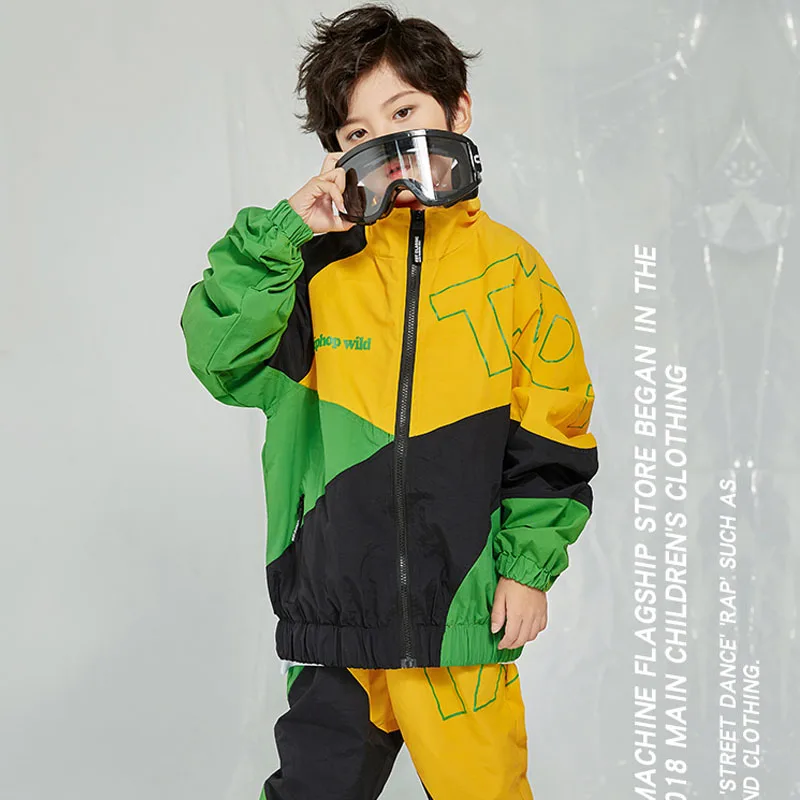 Новый детский уличный танцевальный костюм костюмы для мальчиков в стиле хип-хоп