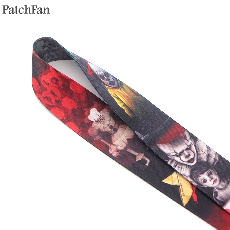 Patchfan Stephen King's IT Мультяшные шнурки на шею для телефонов ключи футляры для идентификационных карт брелок лямки A1247