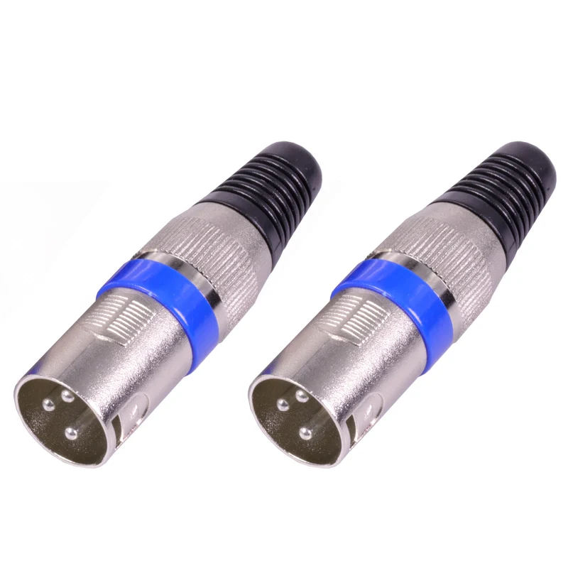 1 шт. XLR разъем 3pin микрофон Микрофон XLR штекер папа XLR Женский Джек мама Адаптер 7 цветов