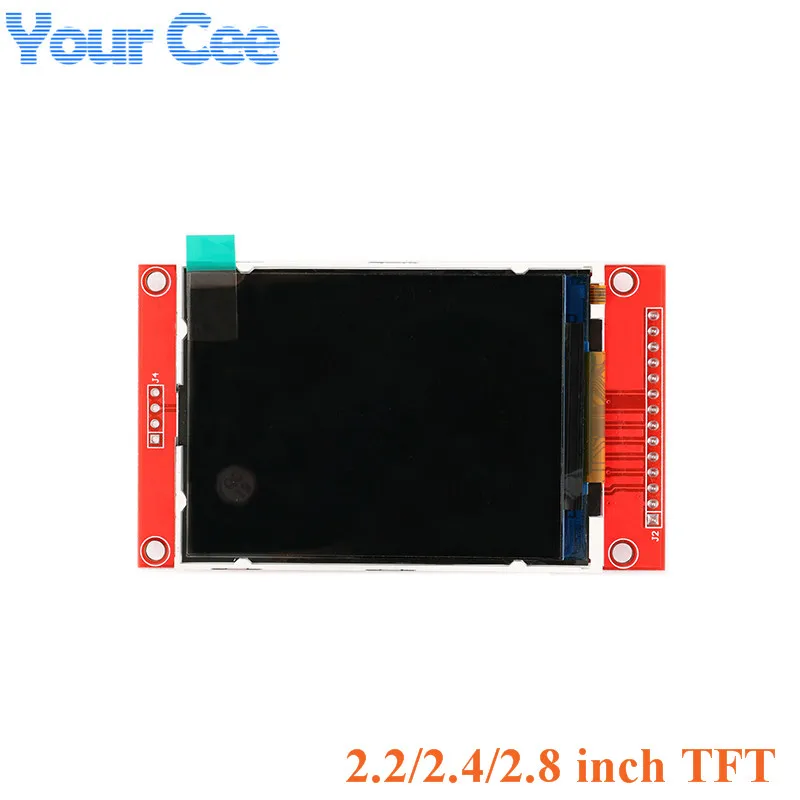 Цветной ЖК дисплей TFT 2 2/2 4/2 8 дюйма модуль 240*320 интерфейс SPI Drive ILI9341 4