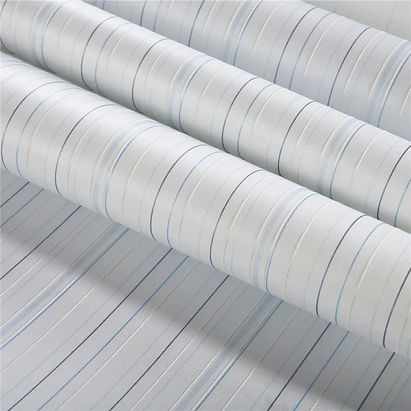 Средиземноморский стиль полосатые синие розовые коричневые нетканые обои