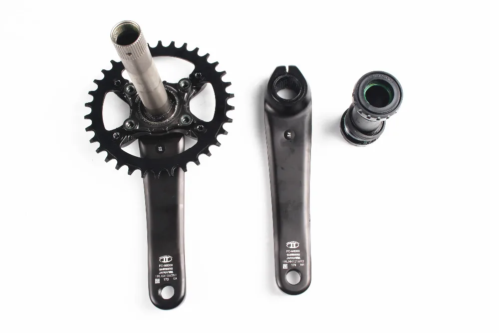 SHIMANO Deore XT M8000 шатун 1x11 скорость цепи рукоятка колеса с Deckas 96BCD узкая широкая Цепь 32T 34T 36T 38T с MT800