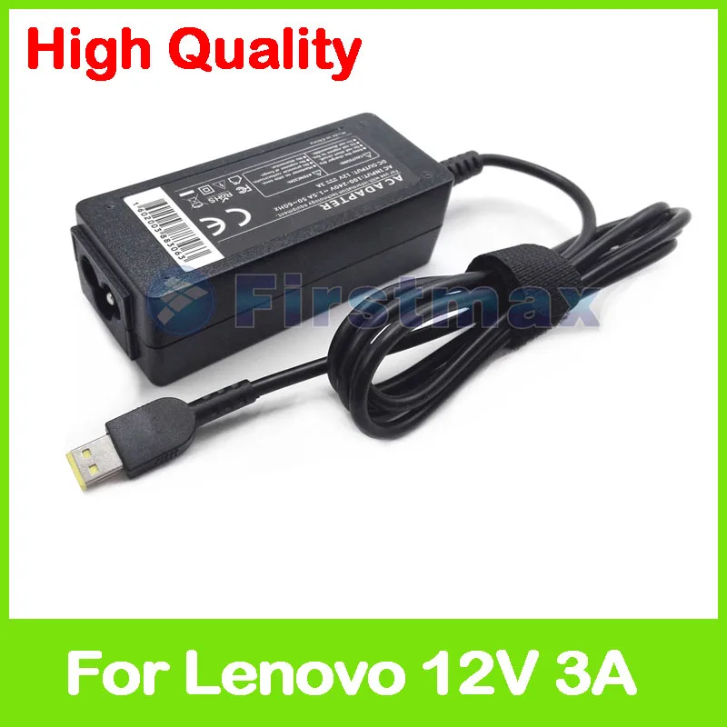 12V 3A 36 Вт ноутбук AC адаптер питания для ноутбука Lenovo ThinkPad спираль 10 11 Tablet 2nd Gen X7-Z8700