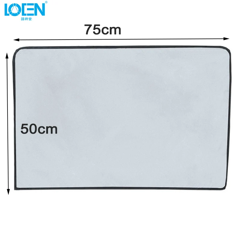 Silver Rectangle Автомобильный боковой солнцезащитный козырек, занавеска, авто сетка, козырек, щит, боковое окно, Солнечная защита, скрытие, УФ солнцезащитный козырек, магнит, 1 шаг, установка - Цвет: Silver Rectangle