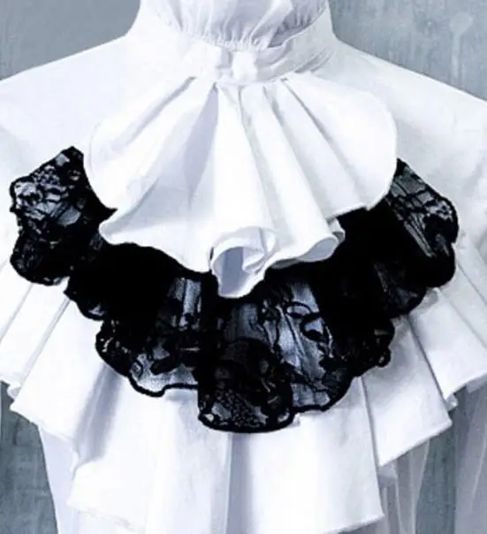 Рубашка в готическом стиле с рукавами-фонариками и длинными рукавами | Женская