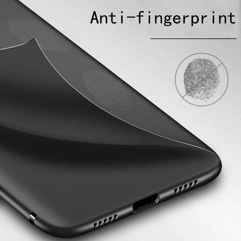 For Xiaomi mi8 Case Soft TPU Matte Ultra Thin Back Cover MI8 SE Silicone Black |