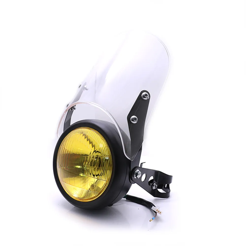 1 комплект универсальных мотоциклетных фар с комплектом обтекателей крепежными