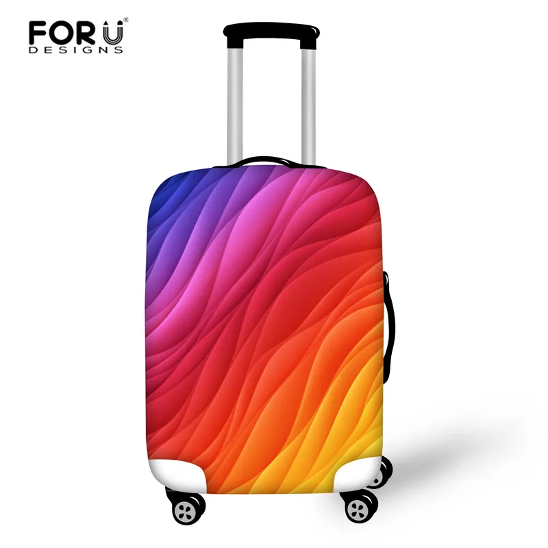 L5133 FORUDESIGNS/утолщенная эластичная цветная Защитная крышка для чемодана, подходит для 18-30 дюймовых чехлов, аксессуары для путешествий - Цвет: L5133