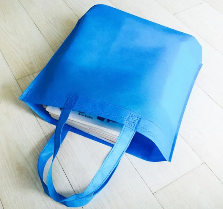 100 шт./лот Бесплатная печать логотипа Нетканая Подарочная сумка упаковка для