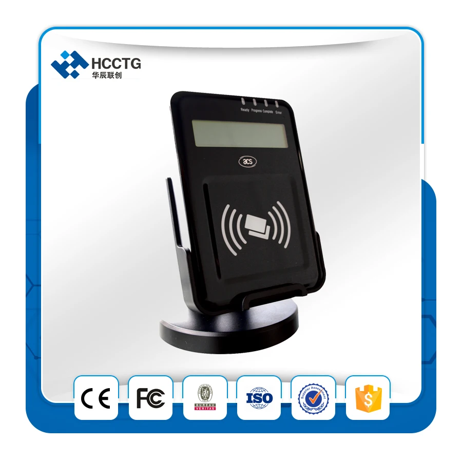 Горячая Распродажа! ПК связанный визуальный USB NFC/считыватель смарт карт с ЖК